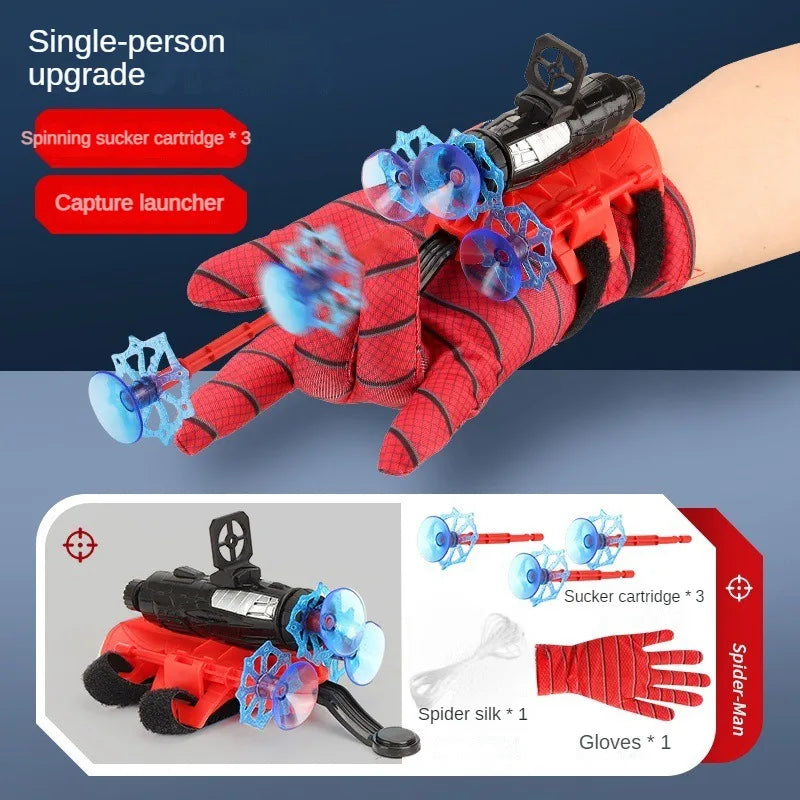 Novo para bonecos de ação do Homem-Aranha, personagens de anime, brinquedos infantis, conjunto de lançador de luvas, conjunto de brinquedos de pulso, figuras e hobbies