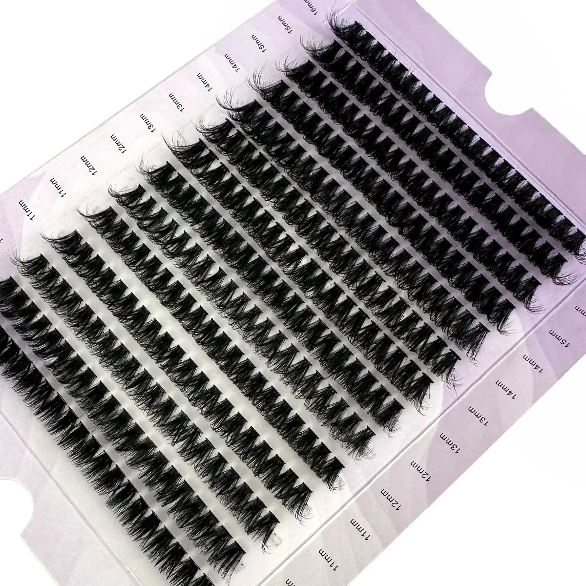HBZGTLAD 14 fileiras 5D cílios postiços em cluster 60D/80D/100D cílios grossos D/DD curvatura 9-16 mm cílios individuais mistos extensões de cílios faça você mesmo