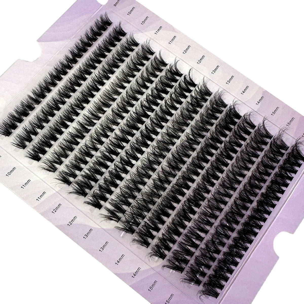 HBZGTLAD 14 fileiras 5D cílios postiços em cluster 60D/80D/100D cílios grossos D/DD curvatura 9-16 mm cílios individuais mistos extensões de cílios faça você mesmo