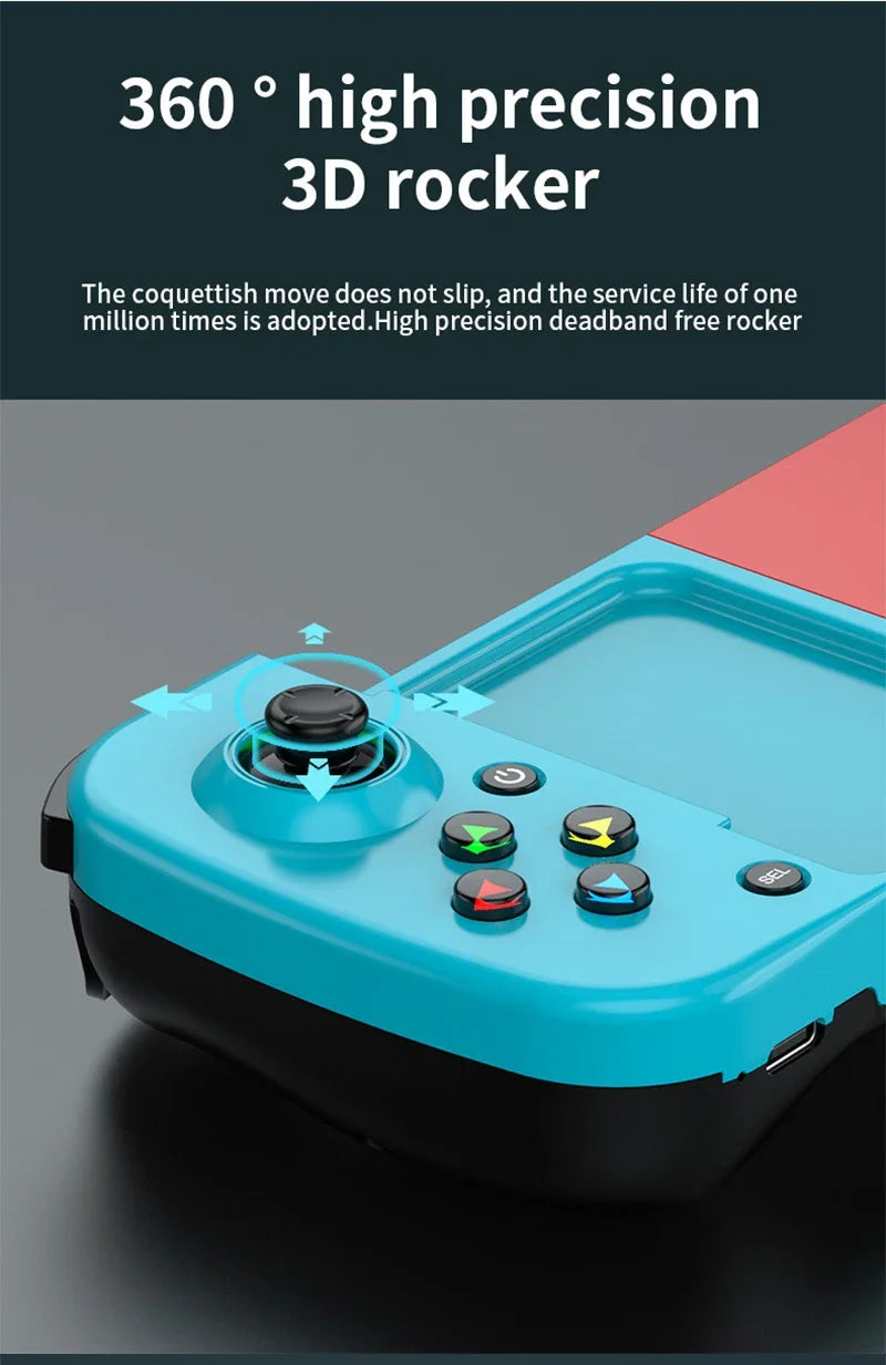 Controle de jogo sem fio extensível D3 Bluetooth 5.0 para celular Samsung Huawei Xiaomi Android iOS