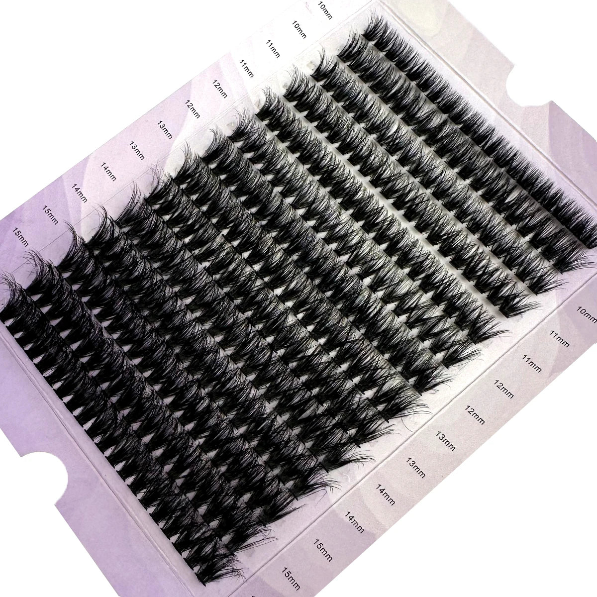 HBZGTLAD 14 fileiras 5D cílios postiços em cluster 60D/80D/100D cílios grossos D/DD curvatura 9-16 mm cílios individuais mistos extensões de cílios faça você mesmo