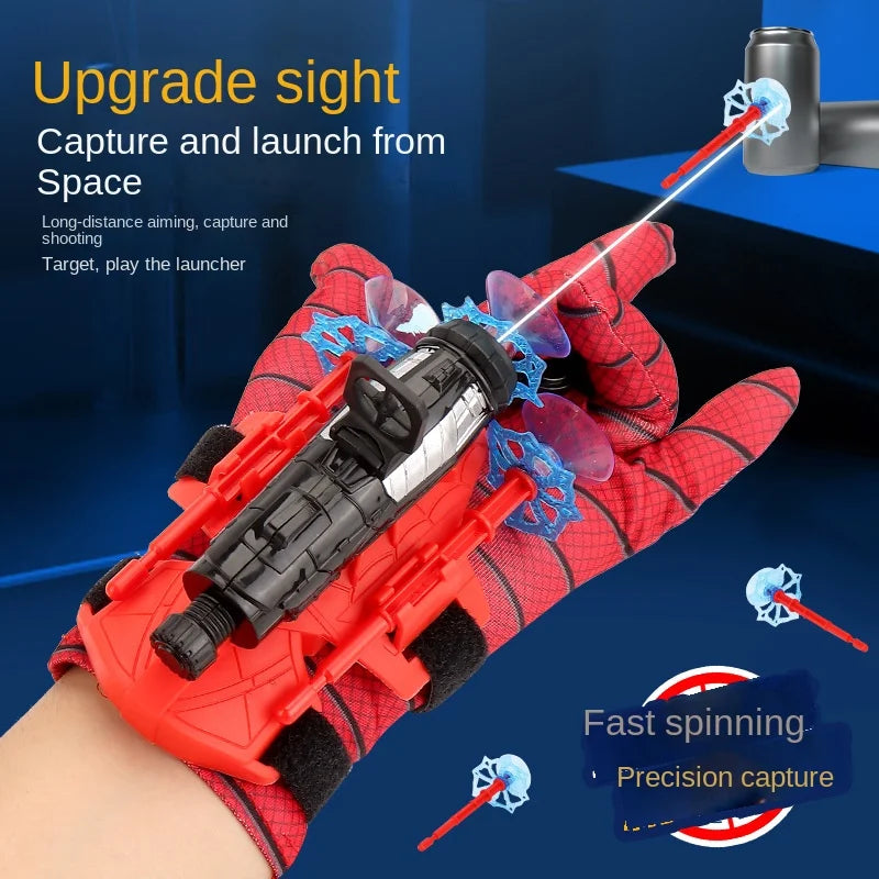 Novo para bonecos de ação do Homem-Aranha, personagens de anime, brinquedos infantis, conjunto de lançador de luvas, conjunto de brinquedos de pulso, figuras e hobbies