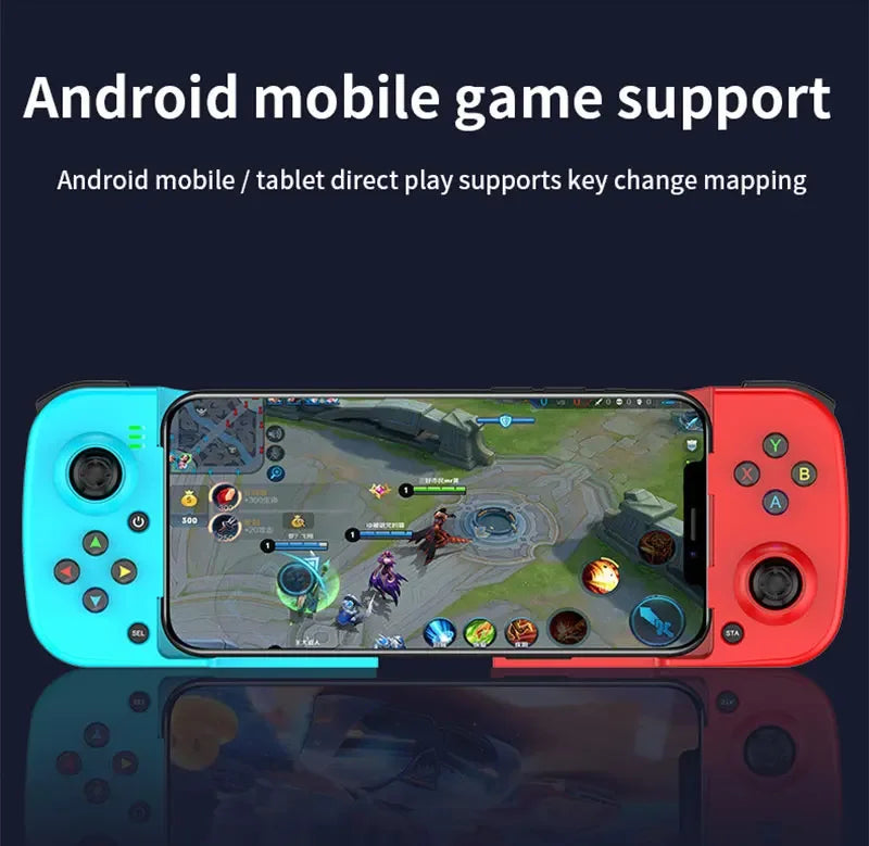 Controle de jogo sem fio extensível D3 Bluetooth 5.0 para celular Samsung Huawei Xiaomi Android iOS