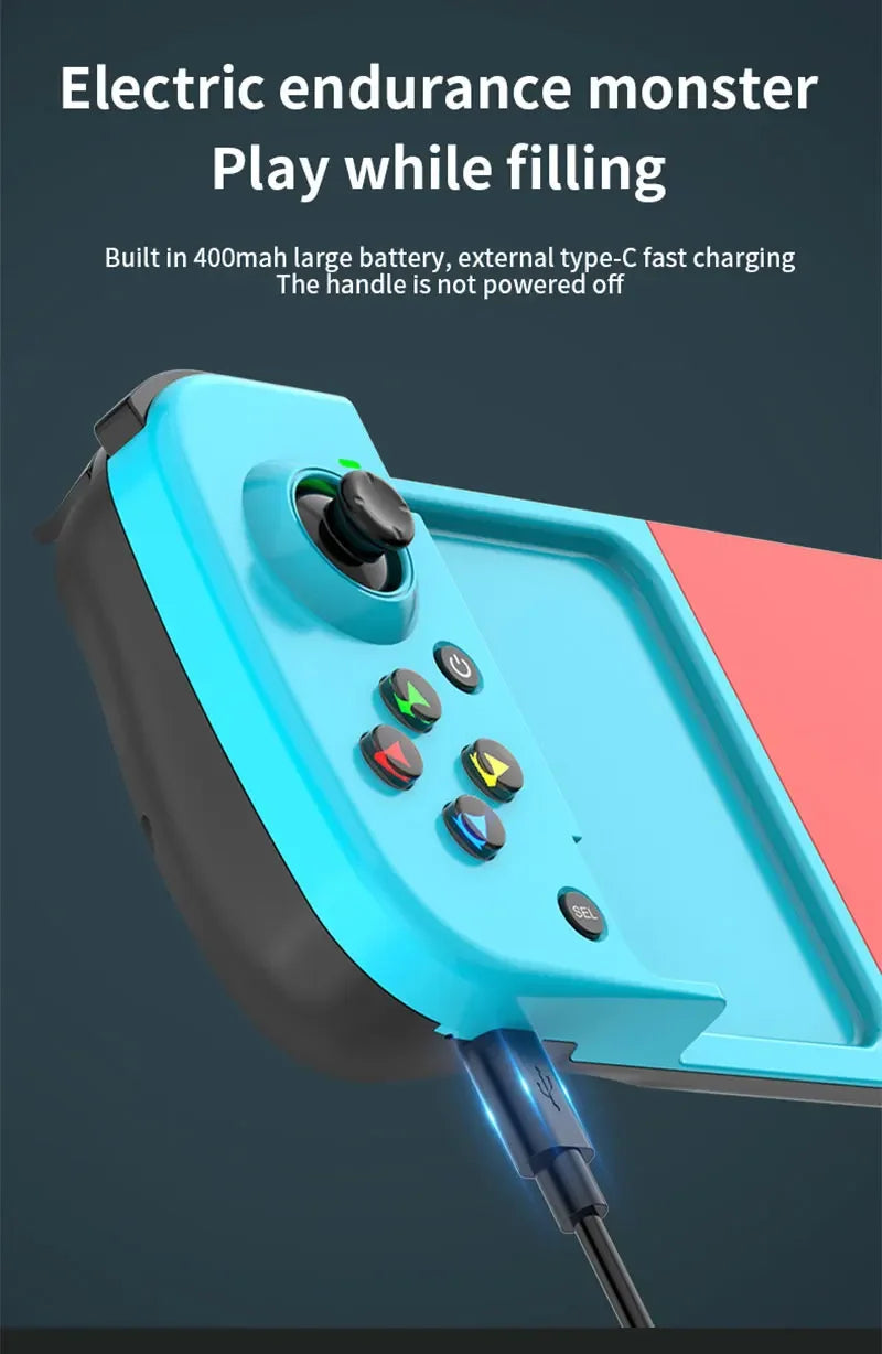 Controle de jogo sem fio extensível D3 Bluetooth 5.0 para celular Samsung Huawei Xiaomi Android iOS