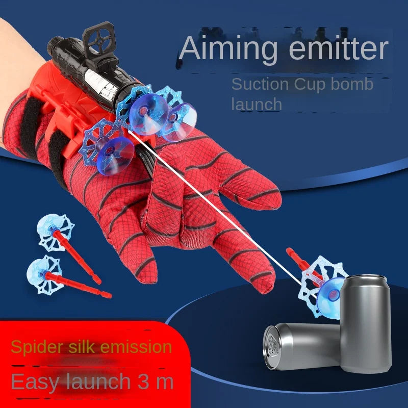 Novo para bonecos de ação do Homem-Aranha, personagens de anime, brinquedos infantis, conjunto de lançador de luvas, conjunto de brinquedos de pulso, figuras e hobbies