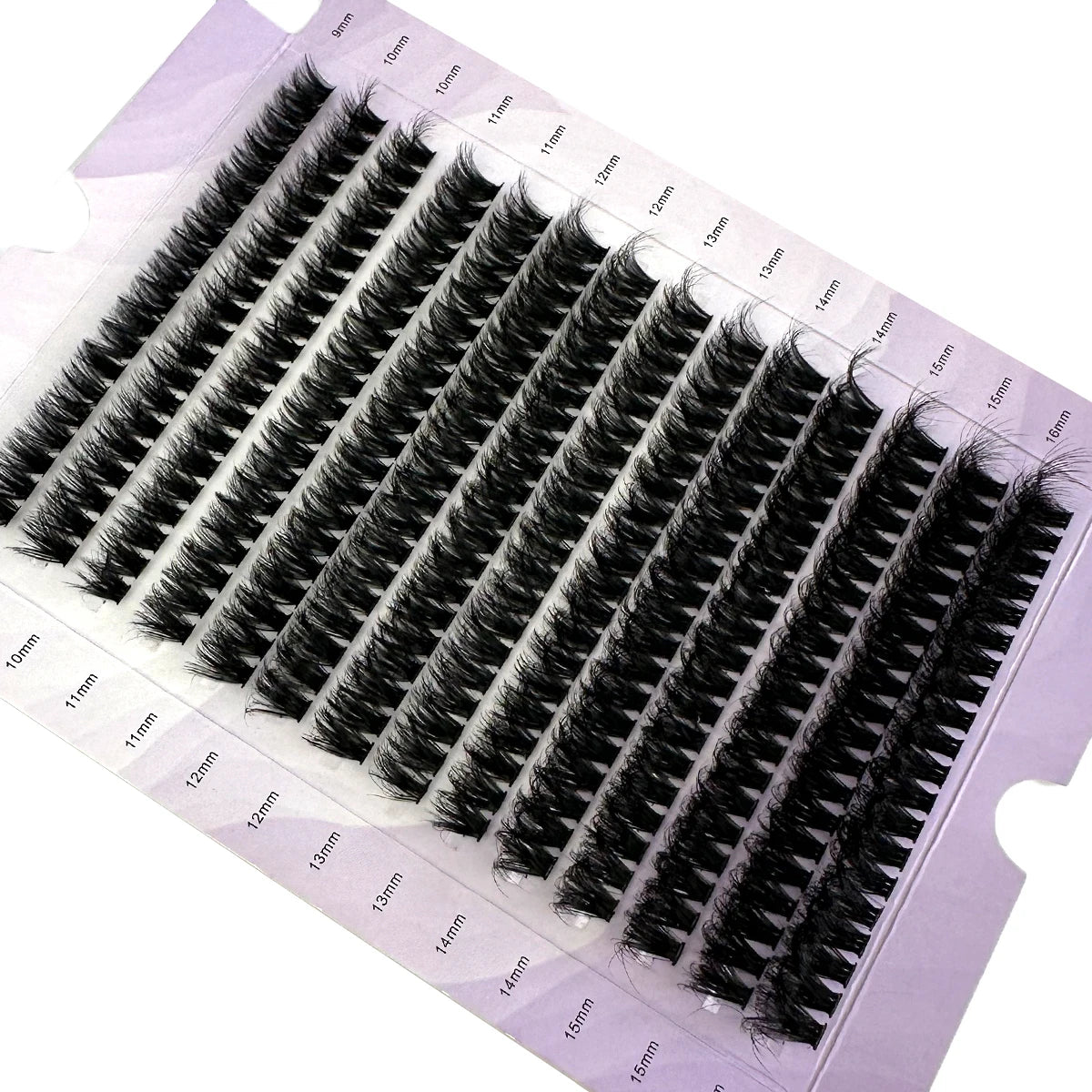 HBZGTLAD 14 fileiras 5D cílios postiços em cluster 60D/80D/100D cílios grossos D/DD curvatura 9-16 mm cílios individuais mistos extensões de cílios faça você mesmo