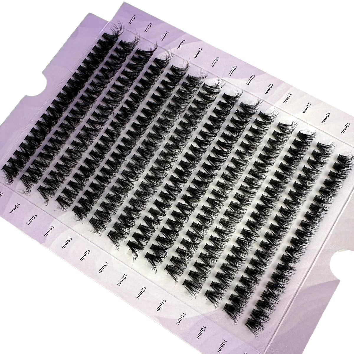 HBZGTLAD 14 fileiras 5D cílios postiços em cluster 60D/80D/100D cílios grossos D/DD curvatura 9-16 mm cílios individuais mistos extensões de cílios faça você mesmo