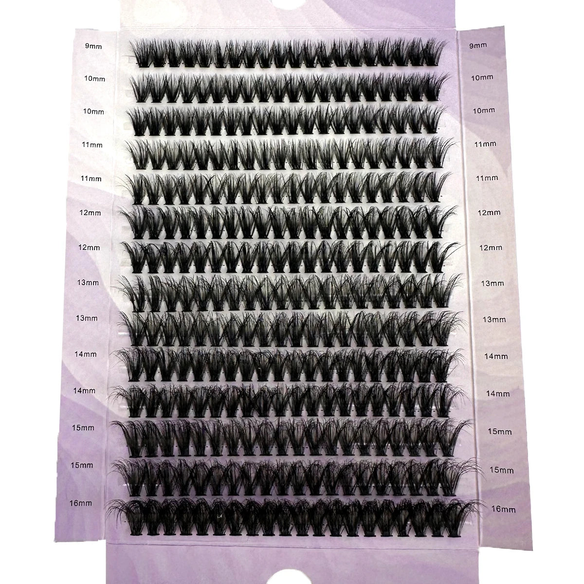 HBZGTLAD 14 fileiras 5D cílios postiços em cluster 60D/80D/100D cílios grossos D/DD curvatura 9-16 mm cílios individuais mistos extensões de cílios faça você mesmo