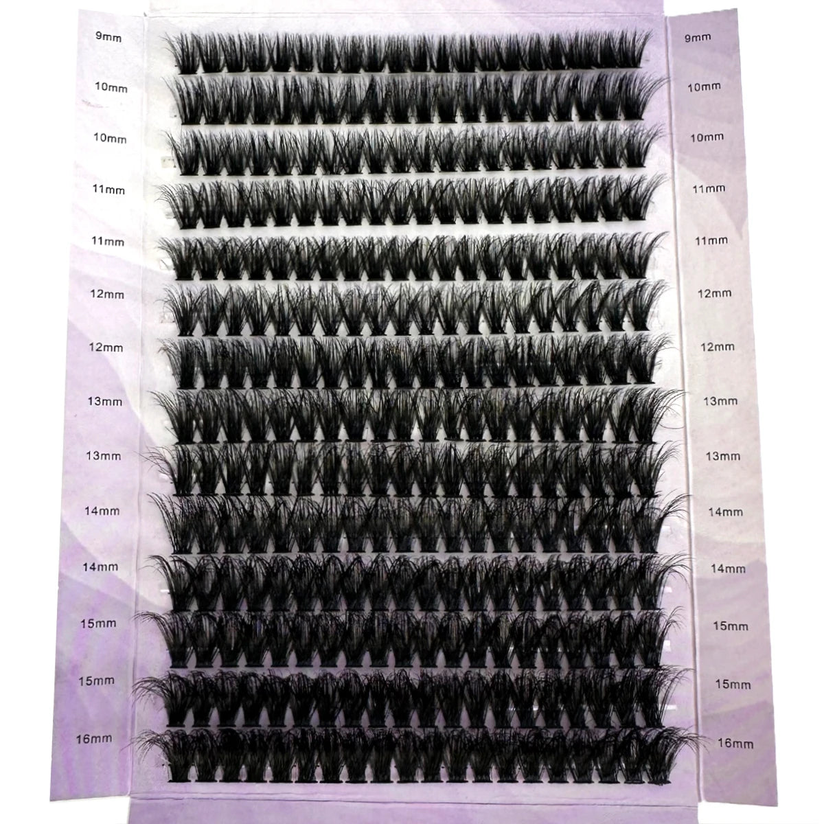 HBZGTLAD 14 fileiras 5D cílios postiços em cluster 60D/80D/100D cílios grossos D/DD curvatura 9-16 mm cílios individuais mistos extensões de cílios faça você mesmo