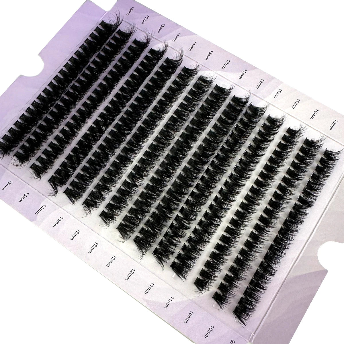 HBZGTLAD 14 fileiras 5D cílios postiços em cluster 60D/80D/100D cílios grossos D/DD curvatura 9-16 mm cílios individuais mistos extensões de cílios faça você mesmo