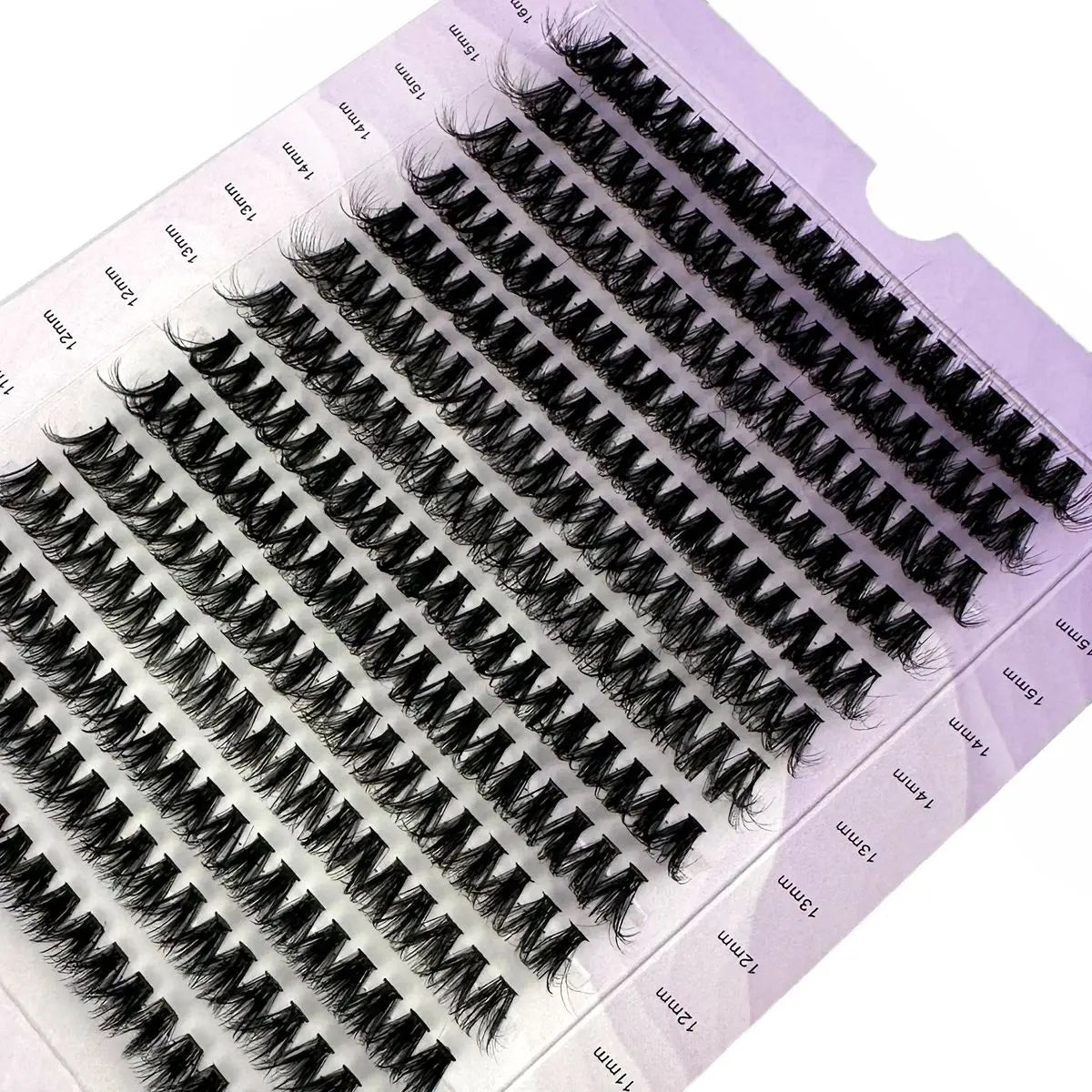 HBZGTLAD 14 fileiras 5D cílios postiços em cluster 60D/80D/100D cílios grossos D/DD curvatura 9-16 mm cílios individuais mistos extensões de cílios faça você mesmo