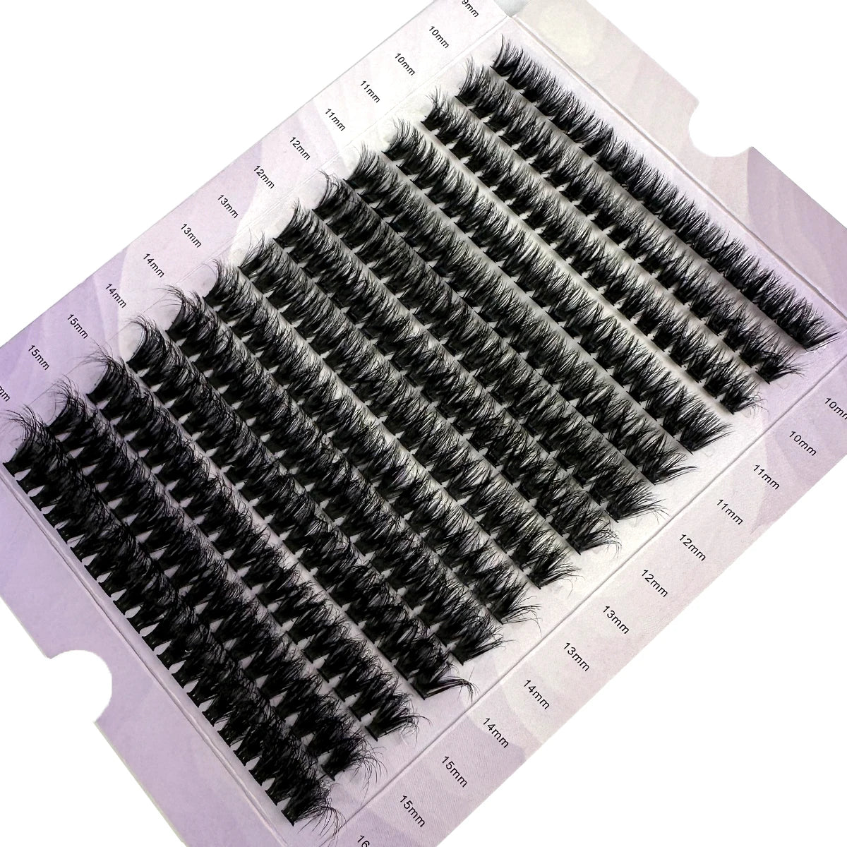 HBZGTLAD 14 fileiras 5D cílios postiços em cluster 60D/80D/100D cílios grossos D/DD curvatura 9-16 mm cílios individuais mistos extensões de cílios faça você mesmo