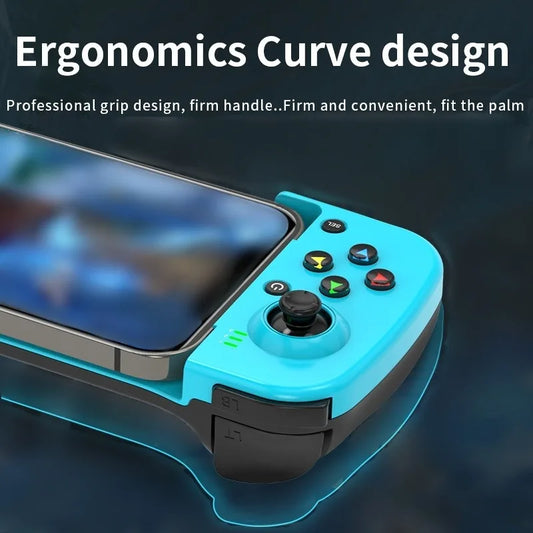 Controle de jogo sem fio extensível D3 Bluetooth 5.0 para celular Samsung Huawei Xiaomi Android iOS