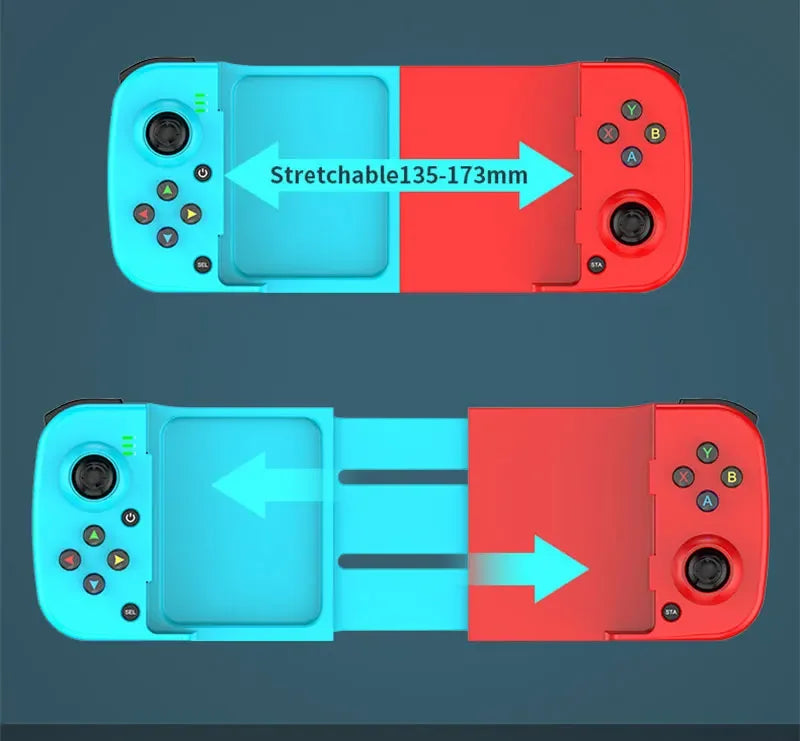 Controle de jogo sem fio extensível D3 Bluetooth 5.0 para celular Samsung Huawei Xiaomi Android iOS