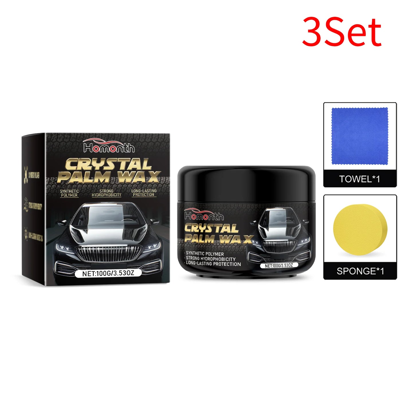 Conjunto de pasta de polimento para arranhões de carro, revestimento para reparo de arranhões de carro, pintura reformada, remoção de arranhões, pasta de polimento